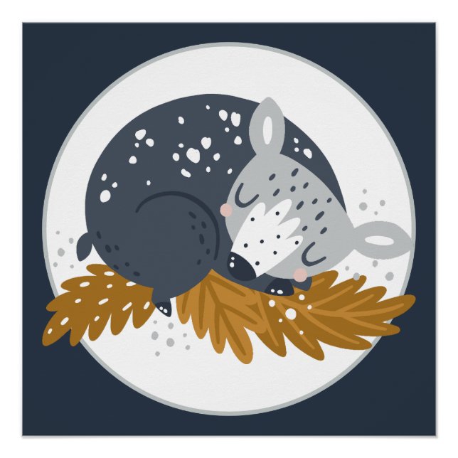 Pôster Barramento de Urso Doce (Frente)