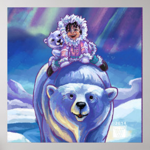 Poster Barramento do Urso Polar