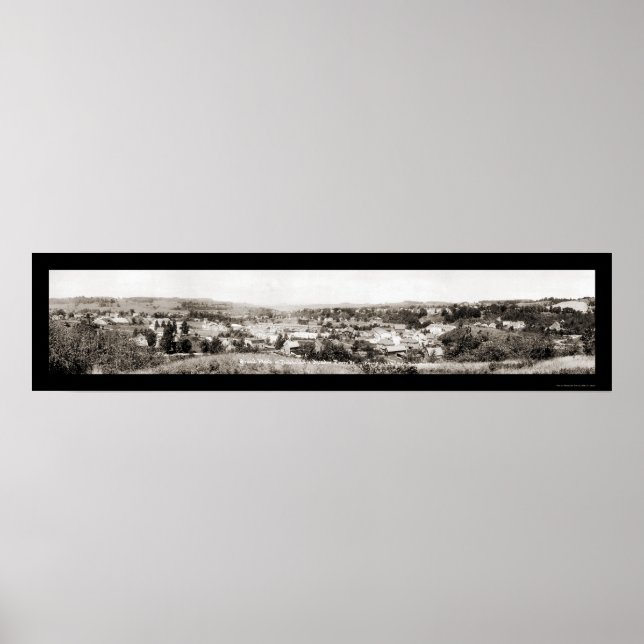 Poster Barre VT Meadow Foto 1917 (Frente)