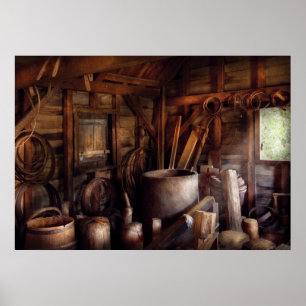 Pôster Barrel Maker - Na parte de trás dos fabricantes de