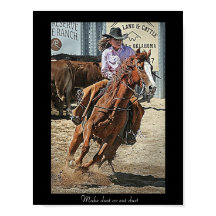 Barrel Racer "Make Dust or Comer dust"