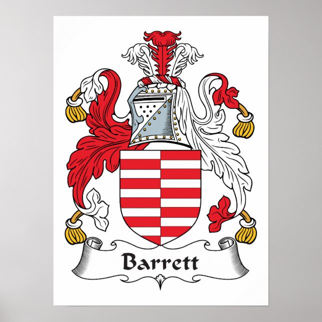 Poster Barrett Family Crest (Frente)