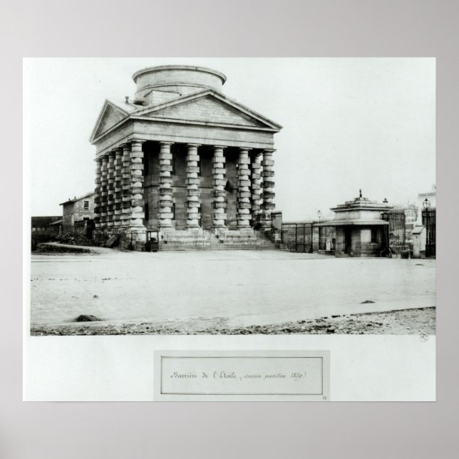 Poster Barriere de l'Etoile, Paris, 1858-78 (Frente)