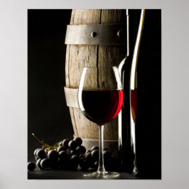 Pôster Barril de Vinho