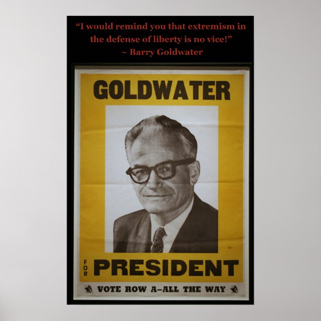 Pôster Barry Goldwater (Frente)