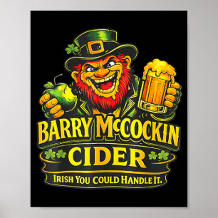 Poster Barry mccockiner mcconconner pub irlandês santo en