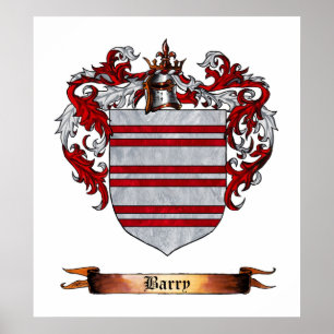 Poster Barry Shield of Arms