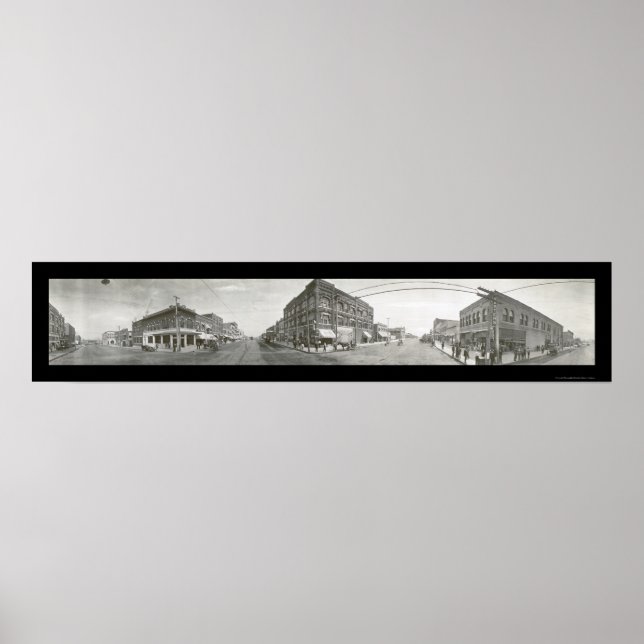 Pôster Bartlesville, Oklahoma Photo 1910 (Frente)