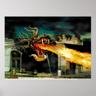 Pôster Barton The Mutant Salamander Dragon por Doug LaRue