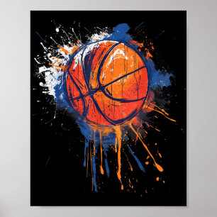 Poster Basball Watercolor Drawing Trabalho de arte Basbal
