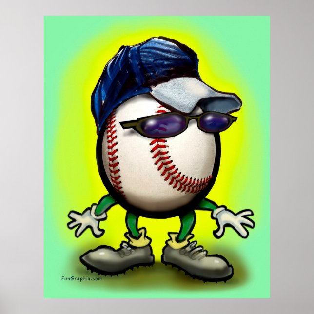 Poster Baseball Dude (Frente)