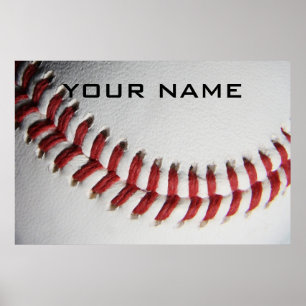 Poster Baseball Inspirational Adicione seu nome