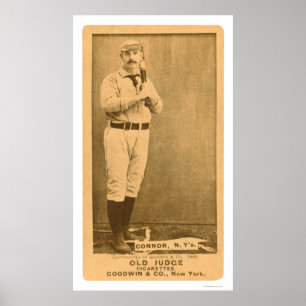 Pôster Basebol 1887 de Roger Connor