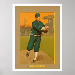 Poster Basebol 1911 de Ed Walsh White Sox