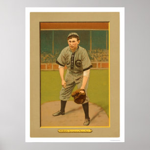 Poster Basebol 1911 de Moran Cubs Phillies da pancadinha