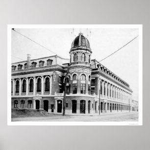 Pôster Basebol 1913 do parque de Shibe