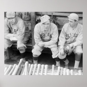 Pôster Basebol 1916 de Boston