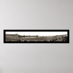 Poster Basebol New York contra a foto 1905 de Pittsburgh