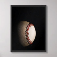 Basebol Texturizado Escuro Minimalista