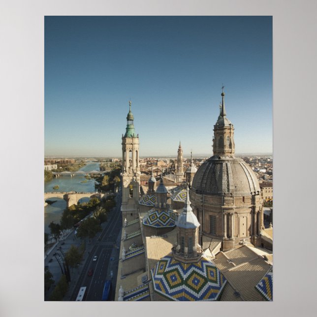 Poster Basilica de Nuestra Senora del Pilar (Frente)