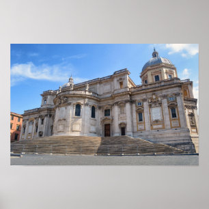Poster Basilica de Papais noeis Maria Maggiore em Roma