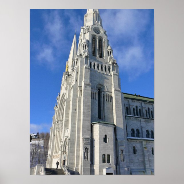 Poster Basilica de Sainte Anne de Beaupre, Quebec, Canadá (Frente)