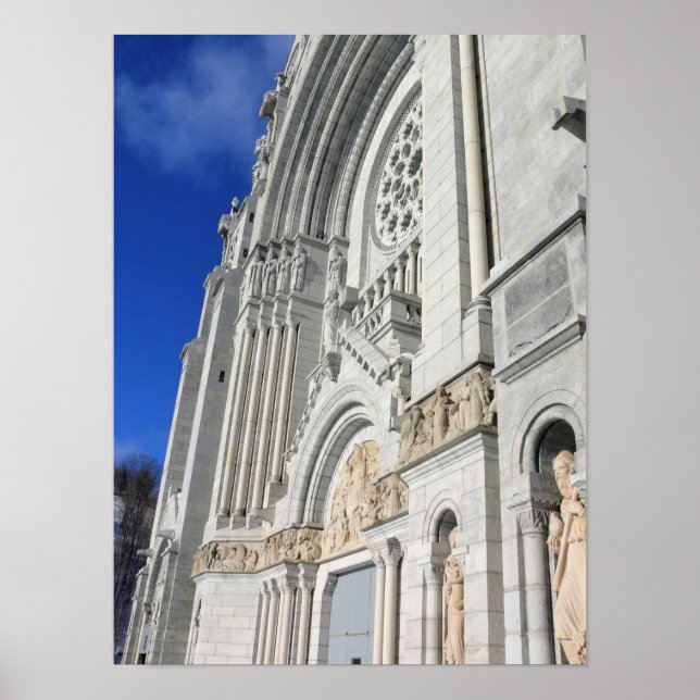 Poster Basilica de Sainte Anne de Beaupre, Quebec, Canadá (Frente)
