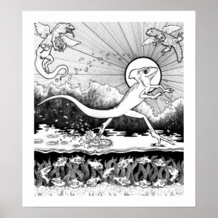 Pôster Basilisk - animais - 15 x 17