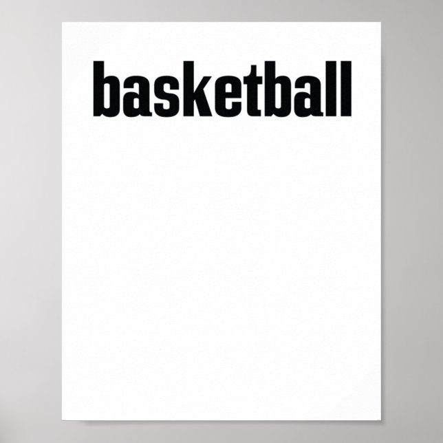 Poster Basquete (Frente)