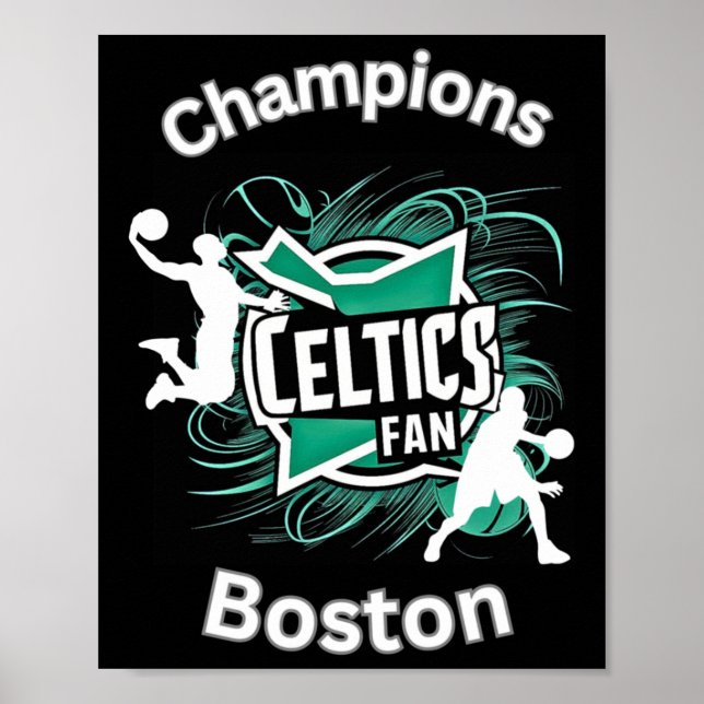 Poster Basquete Celtics Tri-blend  (Frente)