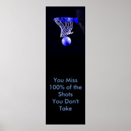 Poster Basquete de Cota Motivacional