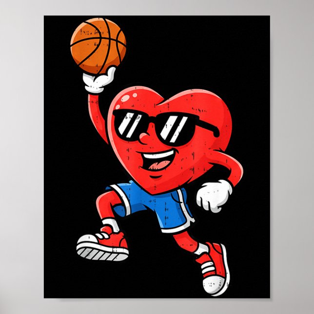 Poster Basquete do Dia dos Namorados para Adolescentes do (Frente)