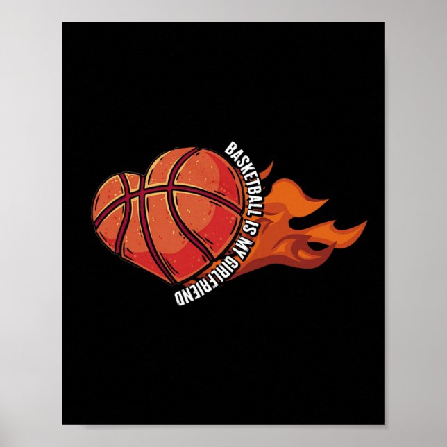 Poster Basquete É Meu Jogo De Bola De Namorada (Frente)