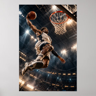 Poster Basquete Enterrada sob as Luzes do Estádio – Cinem