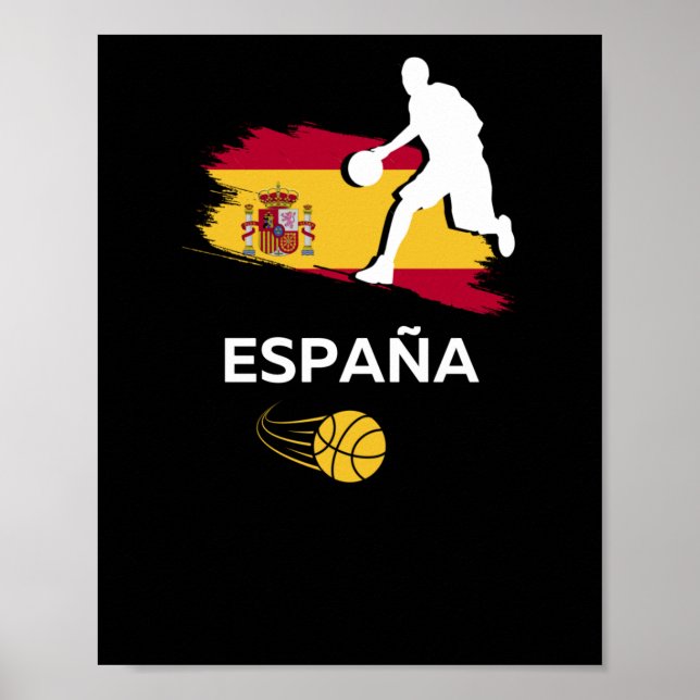 Poster Basquete espanhol (Frente)
