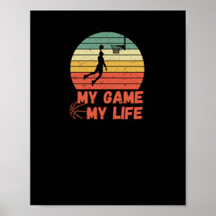 Poster Basquete Meu Jogo Minha Vida