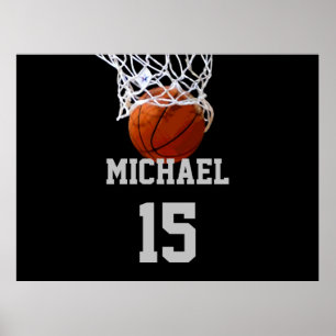 Poster Basquete Seu Nome