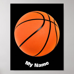 Poster Basquete Seu Nome Personalizado