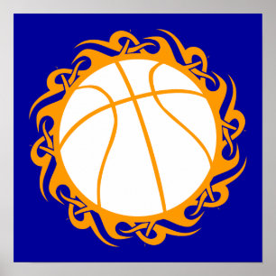 Pôster basquete: tribalz