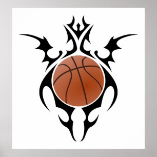 Poster basquete: tribalz