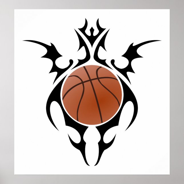 Poster basquete: tribalz (Frente)