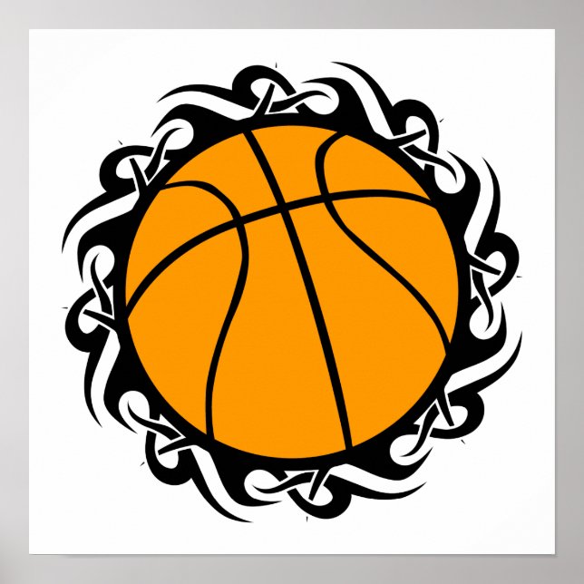 Pôster basquete: tribalz (Frente)