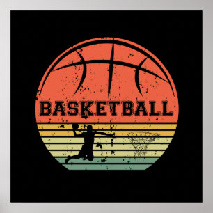 Poster basquete vintage