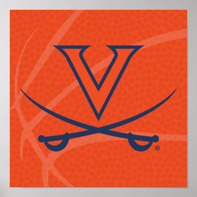 Poster Basquetebol Virginia Cavaliers (Frente)