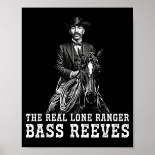 Poster Bass Reeves O Verdadeiro Caubói Ranger Solitário P