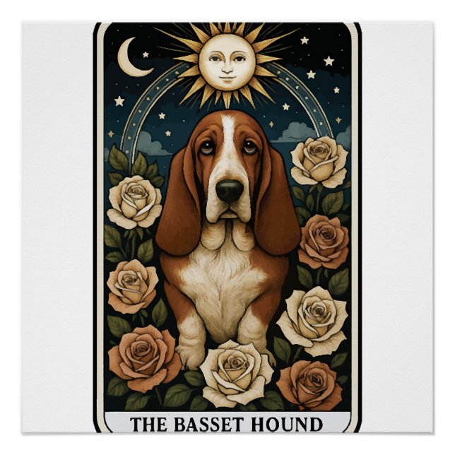 Pôster Basset Hound (Frente)