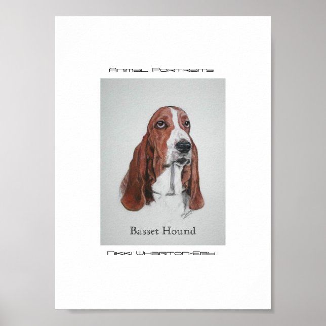 Poster Basset Hound Art (Frente)