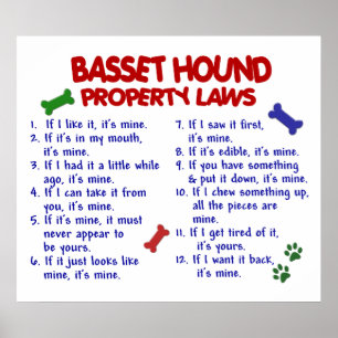 PÔSTER BASSET HOUND PL2