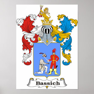 Poster Bassich Family Hungarian Coat of Arms 10x15” Print