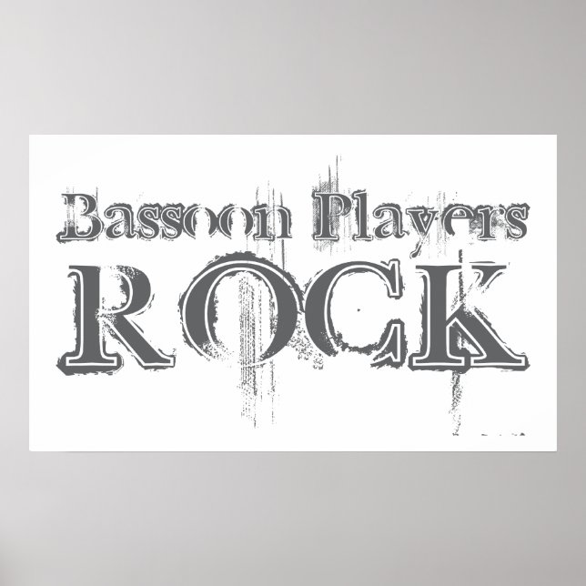 Pôster Bassoon Players Rock (Frente)